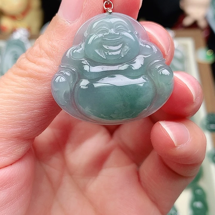 颈饰未镶嵌翡翠吊坠