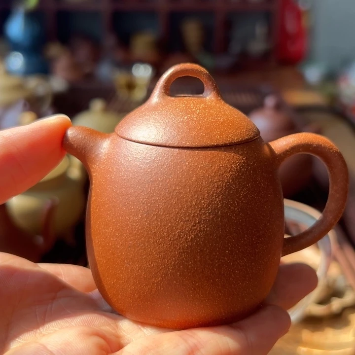 紫砂茶壶小秦权100cc