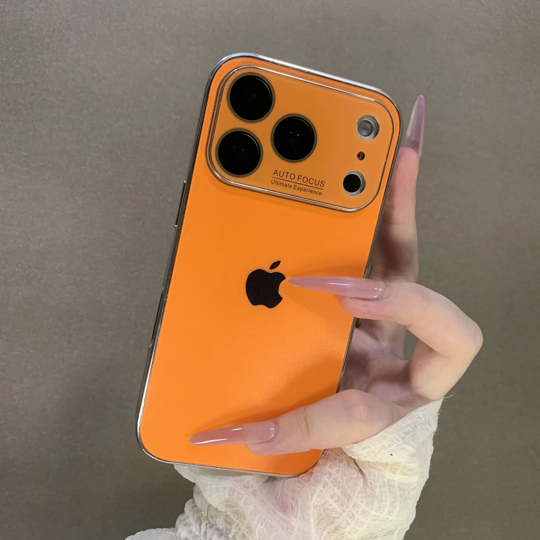 大视窗秒变17适用苹果17promax手机壳全包16电镀15磨砂13防摔女款