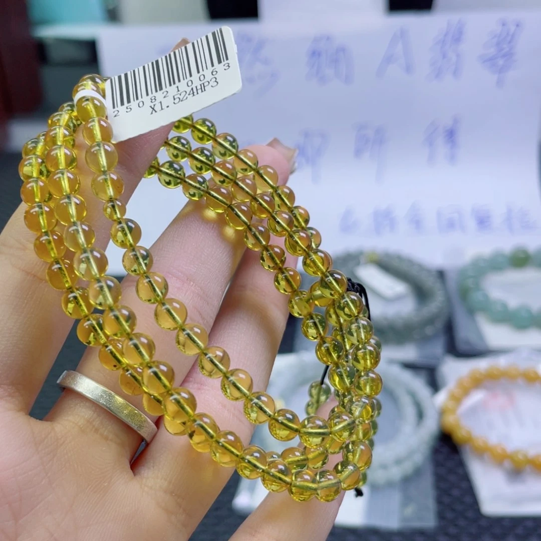 手链琥珀未镶嵌珠串