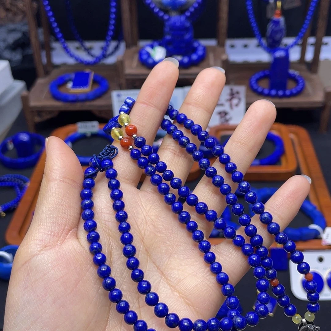 青金石吊坠l银S925镶嵌