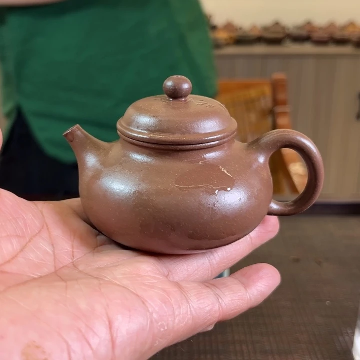 茶壶紫砂紫泥120亳升