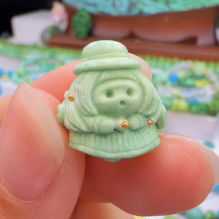 未镶嵌绿松石项链