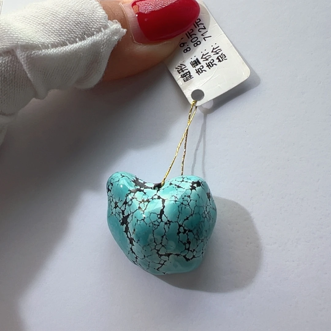 绿松石未镶嵌挂件