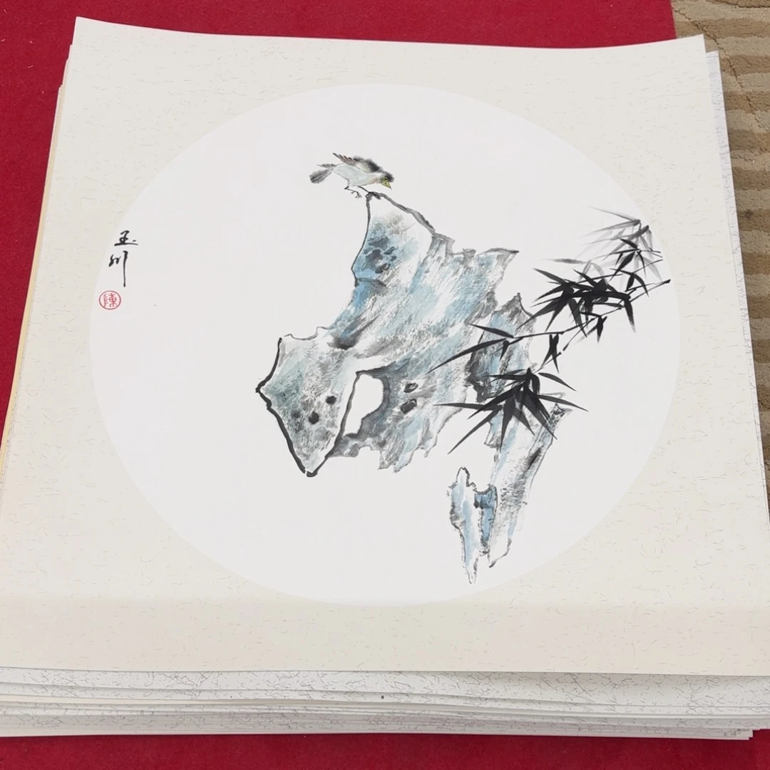 国画花鸟的翅膀是一个巨大的