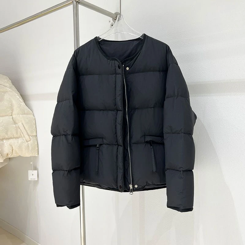 E文艺范小个子短款棉服女秋冬季外套25年时尚新款韩版宽松面包服