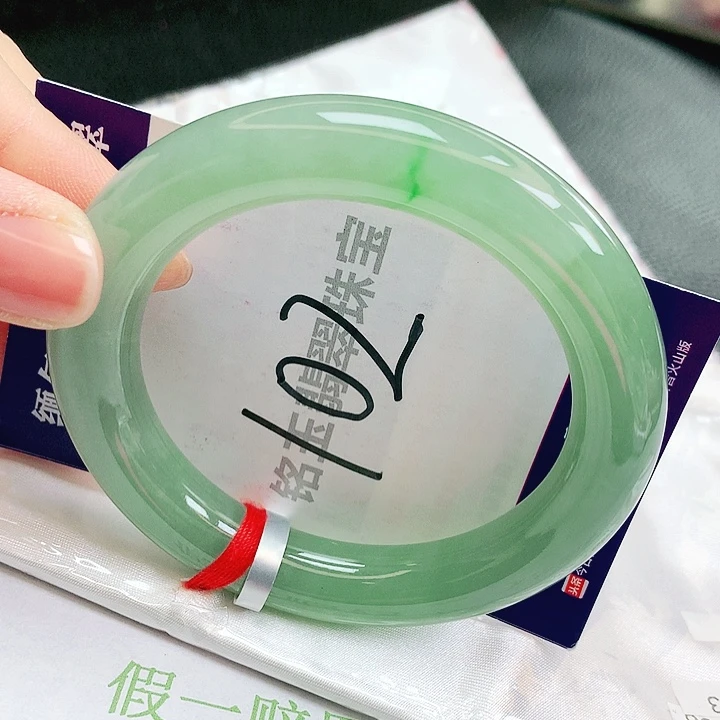 翡翠未镶嵌手镯缅甸天然a货翡翠手镯