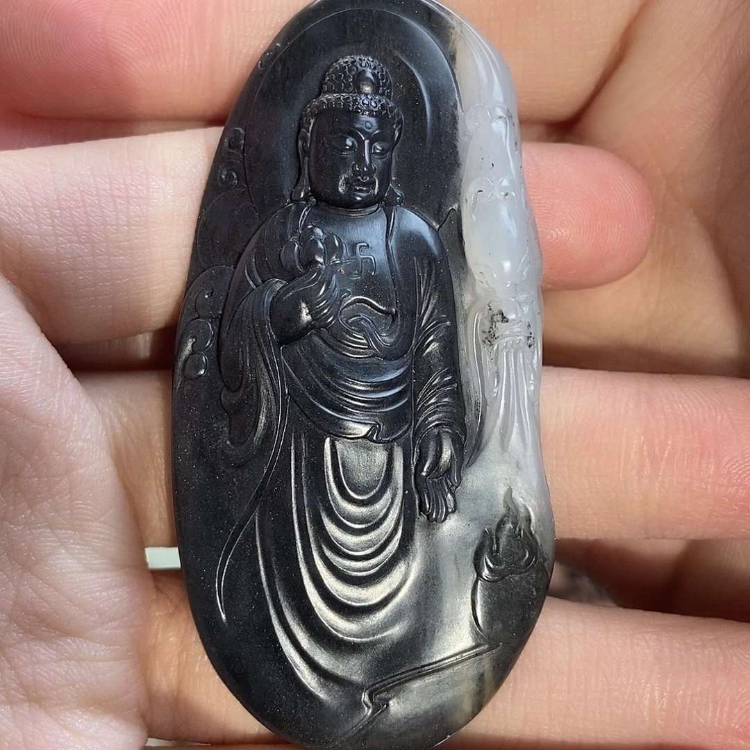 和田玉（糖玉）颈饰未镶嵌