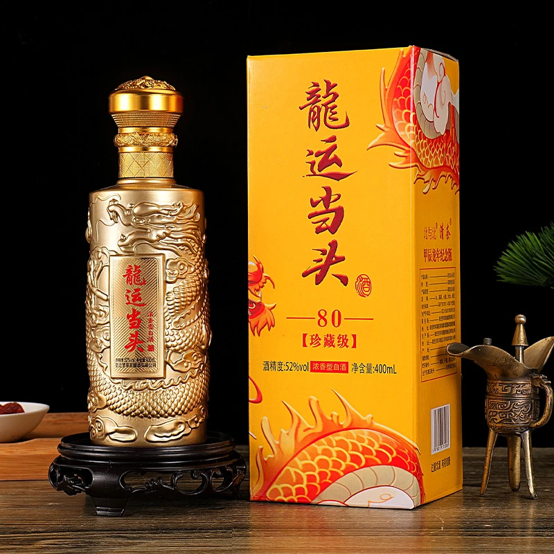 满壶仙龙运当头浓香型52度400ml*1瓶白酒