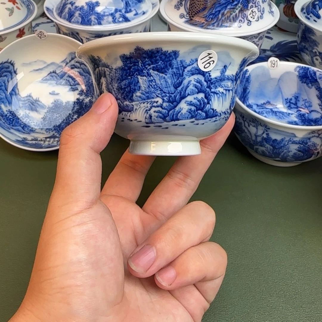 彦祖纯手工手绘茶具116