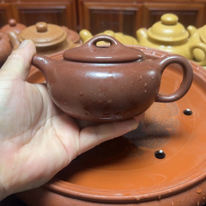 茶杯紫砂宜兴原矿底槽清