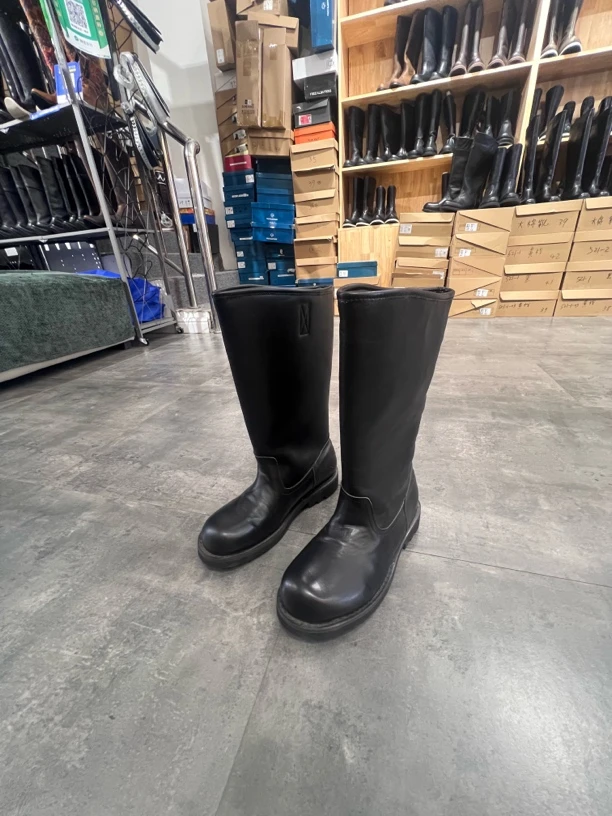 男士工作靴空心棉里子固特异工艺工作靴皮靴（建议拍大一码）