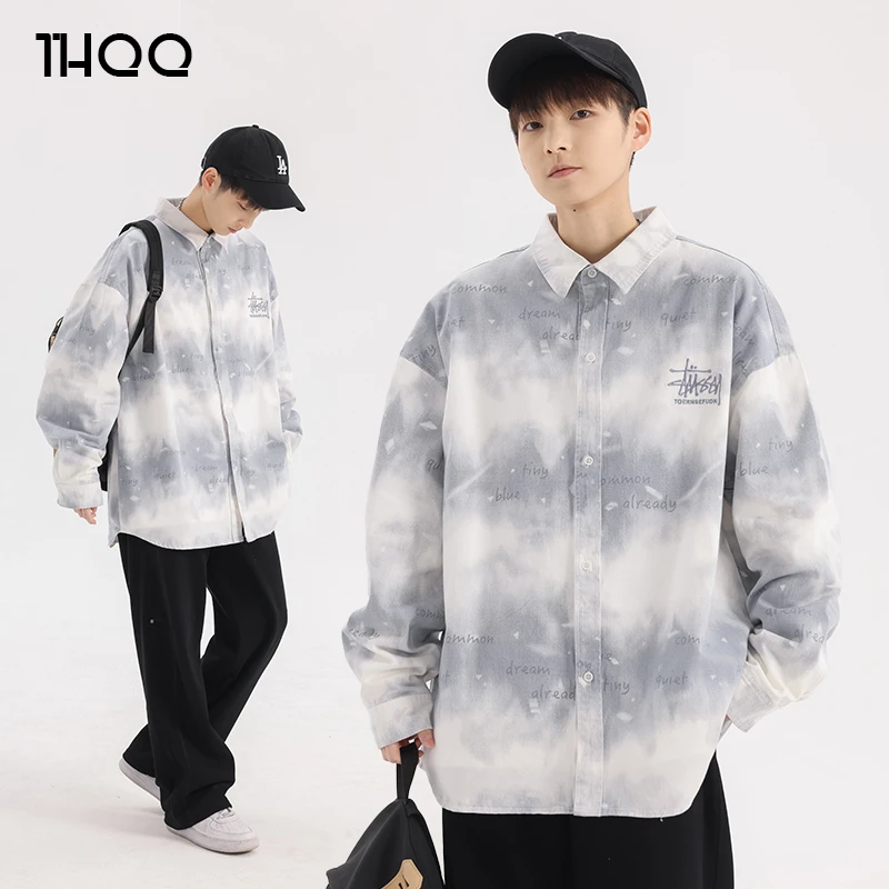 男大童衬衫春装儿童长袖衬衣大童2025年新款春季薄款男孩男童外套