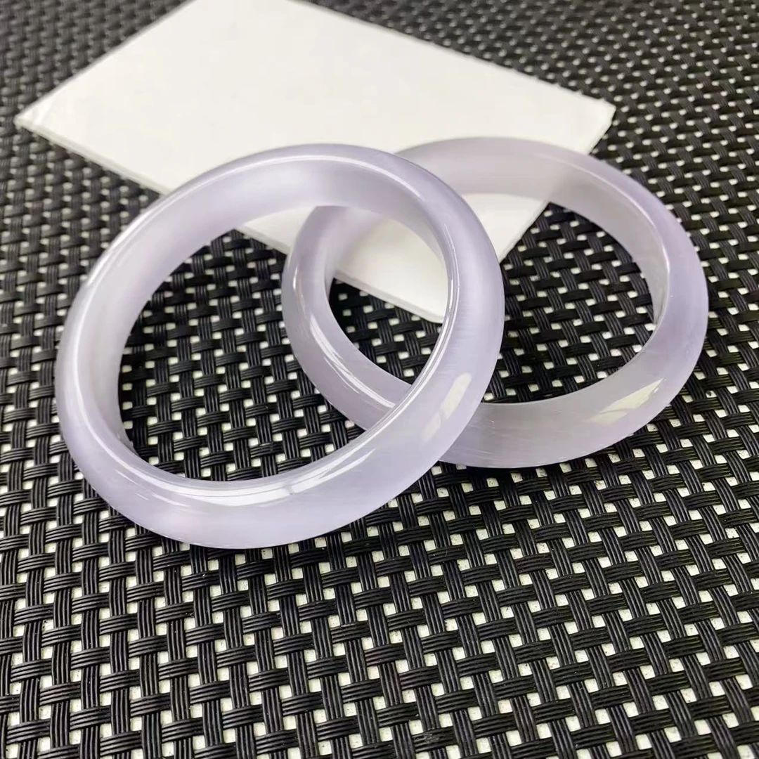 [石矿]Q23浅紫猫常规时尚精致女士日常百搭多样性发一个奇石