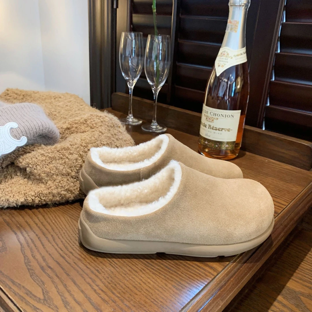 断码冬季棉拖鞋外穿棉鞋子E-2