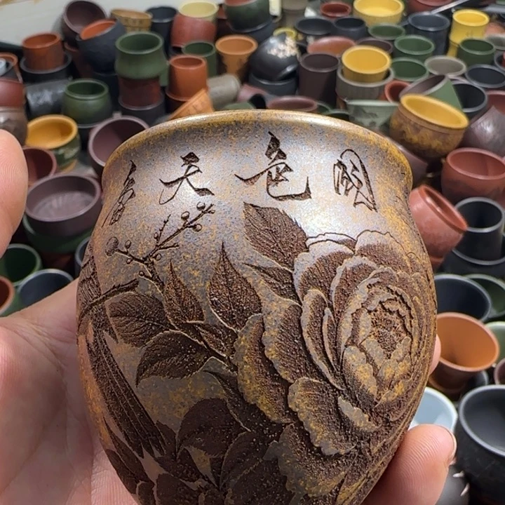 茶杯紫砂全手工制作工艺
