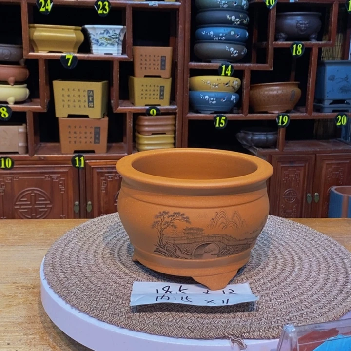 紫砂花盆紫砂艺术