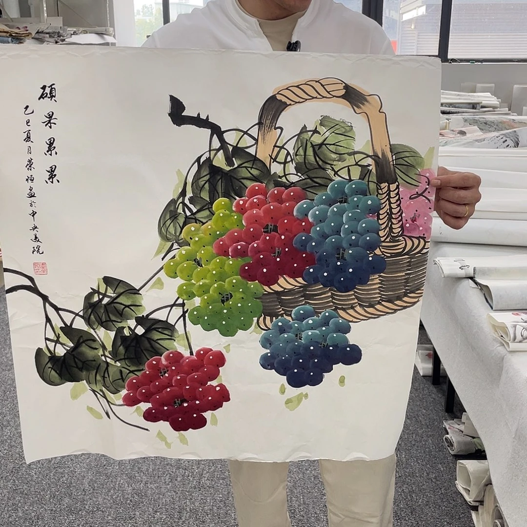 国画纯手绘字画宣纸