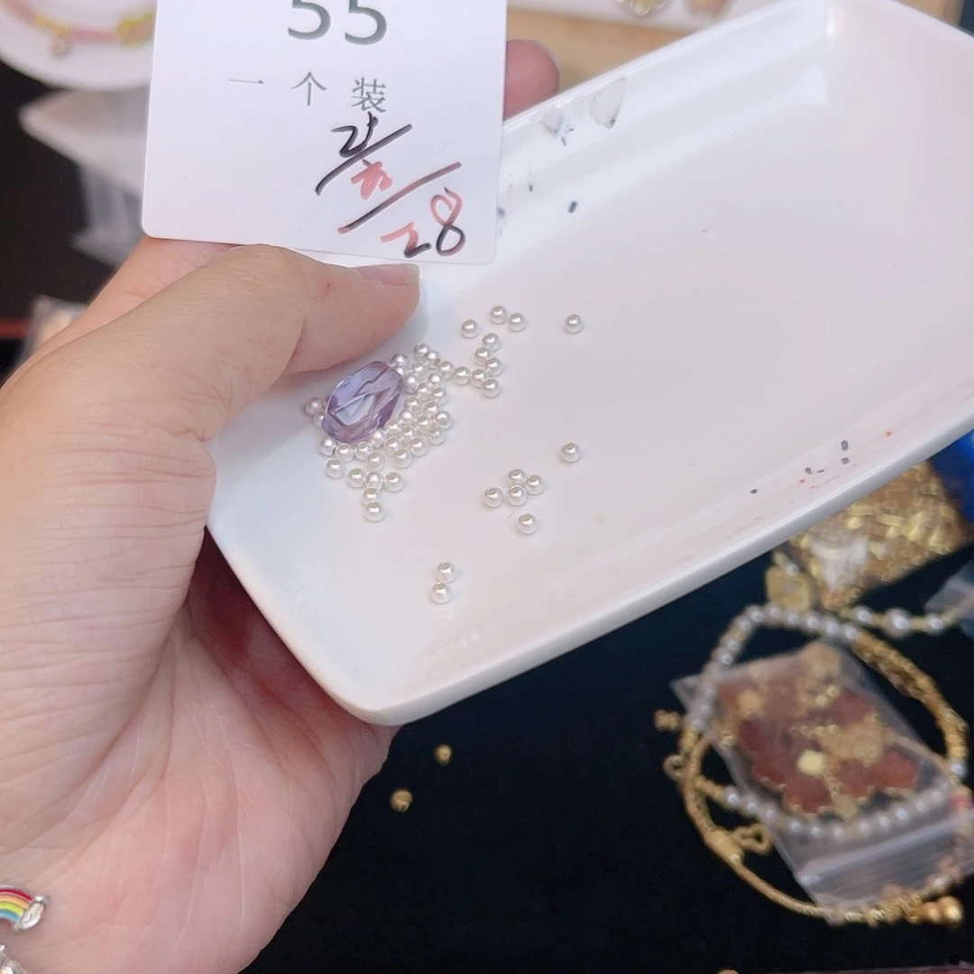 紫晶珠宝半成品银S925镶嵌55