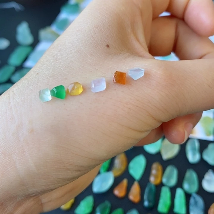 定制翡翠未镶嵌切割面