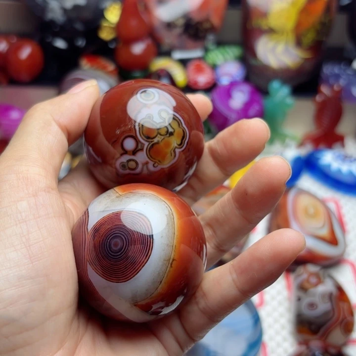 田***笛玛瑙/玉髓合金珠宝半成品