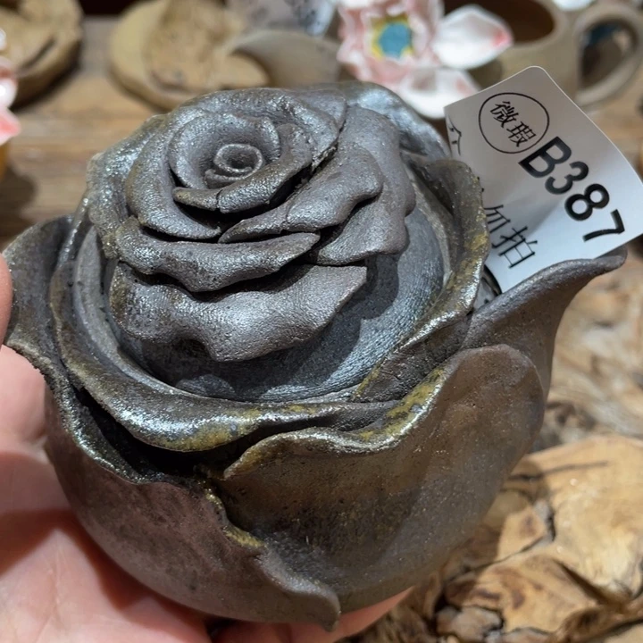 手工制作陶瓷茶具茶杯青蛙