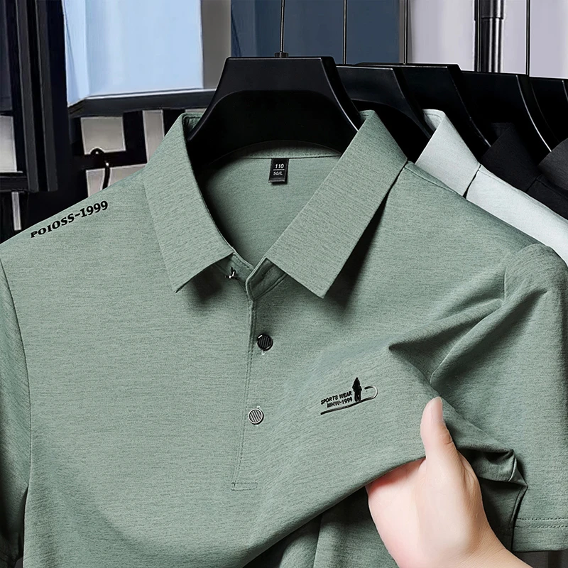 Mexican/稻草人男款POLO翻领t恤长袖男士夏季polo短袖高档男装