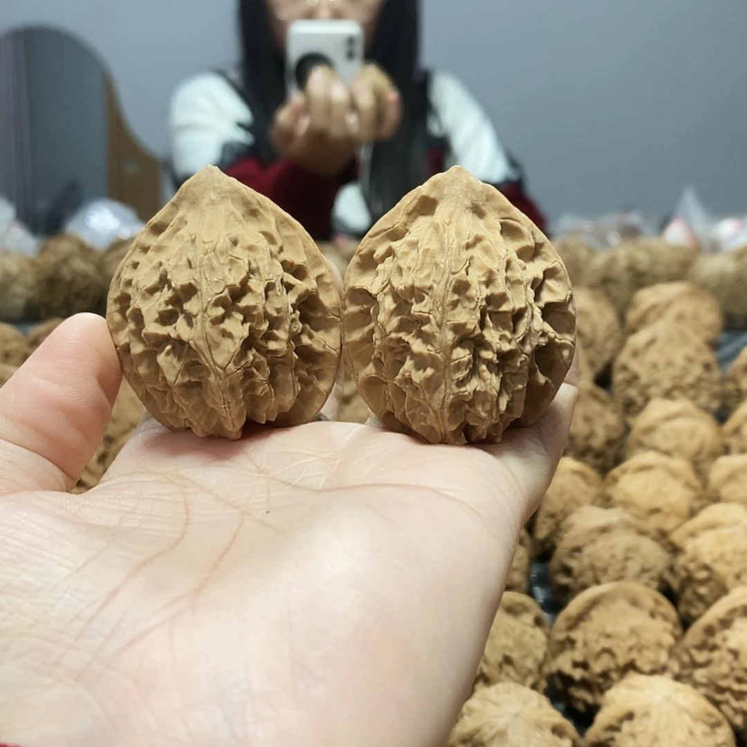 吊坠文玩核桃野生鸡心38