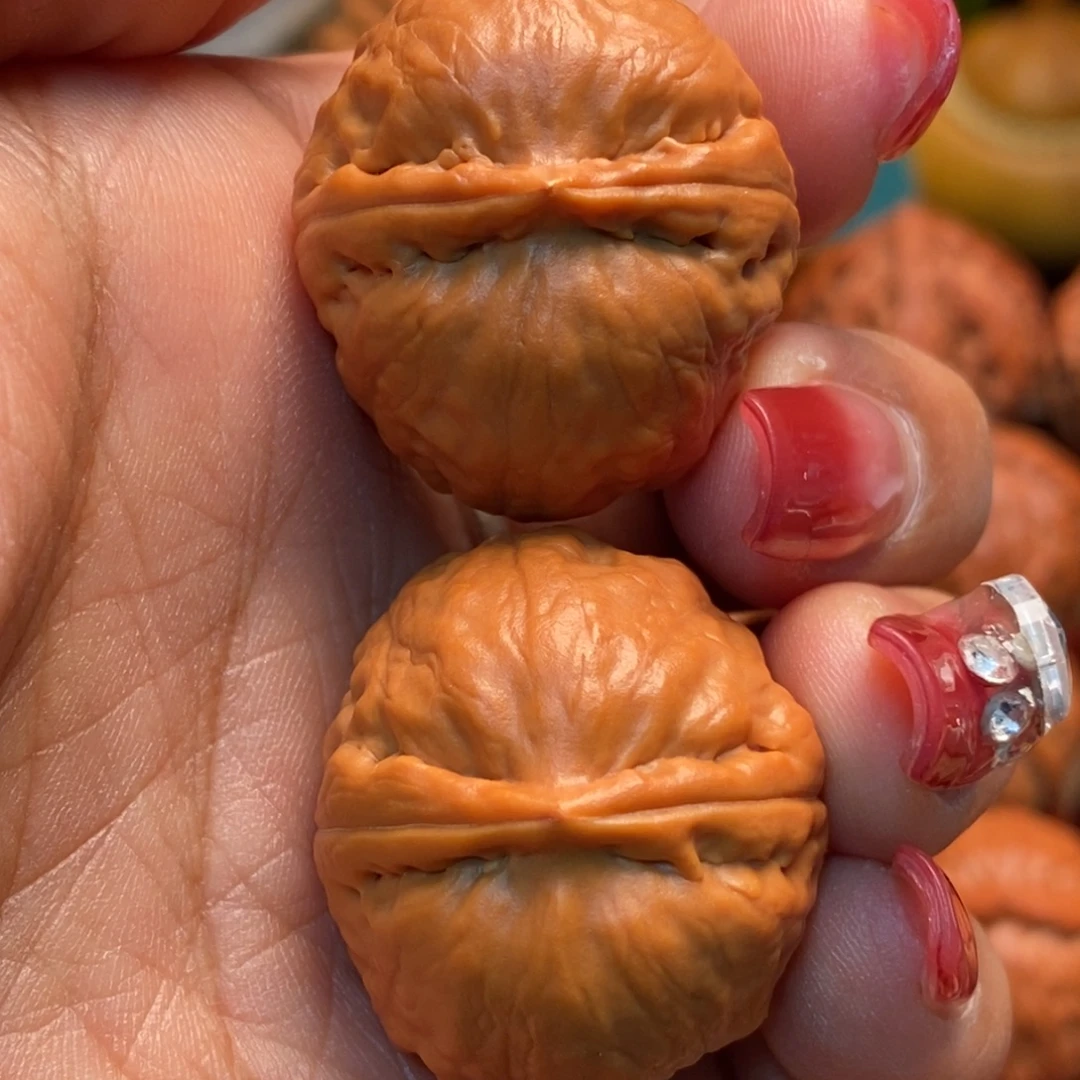 文玩核桃把件磨盘肉包