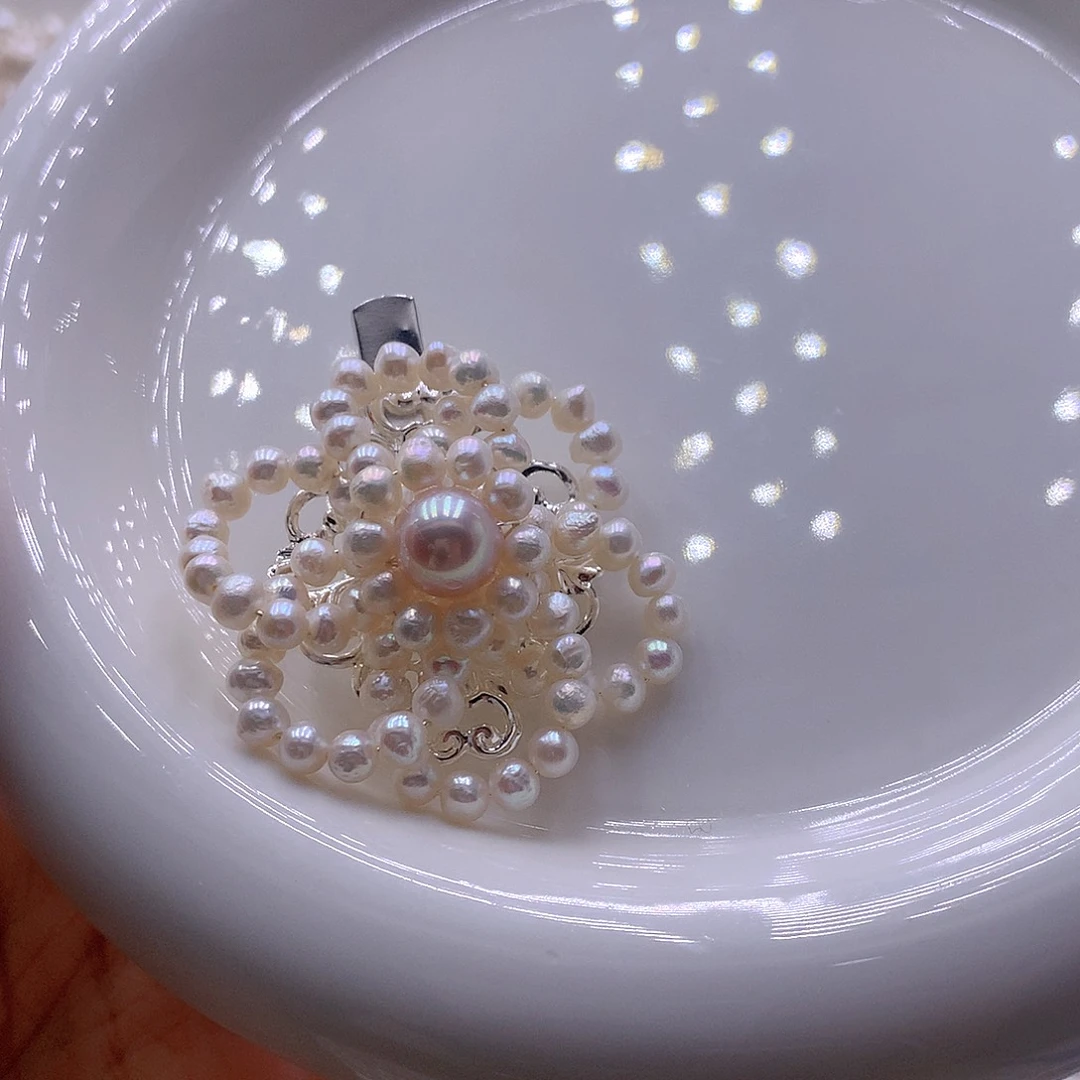 淡水珍珠耳饰未镶嵌发卡