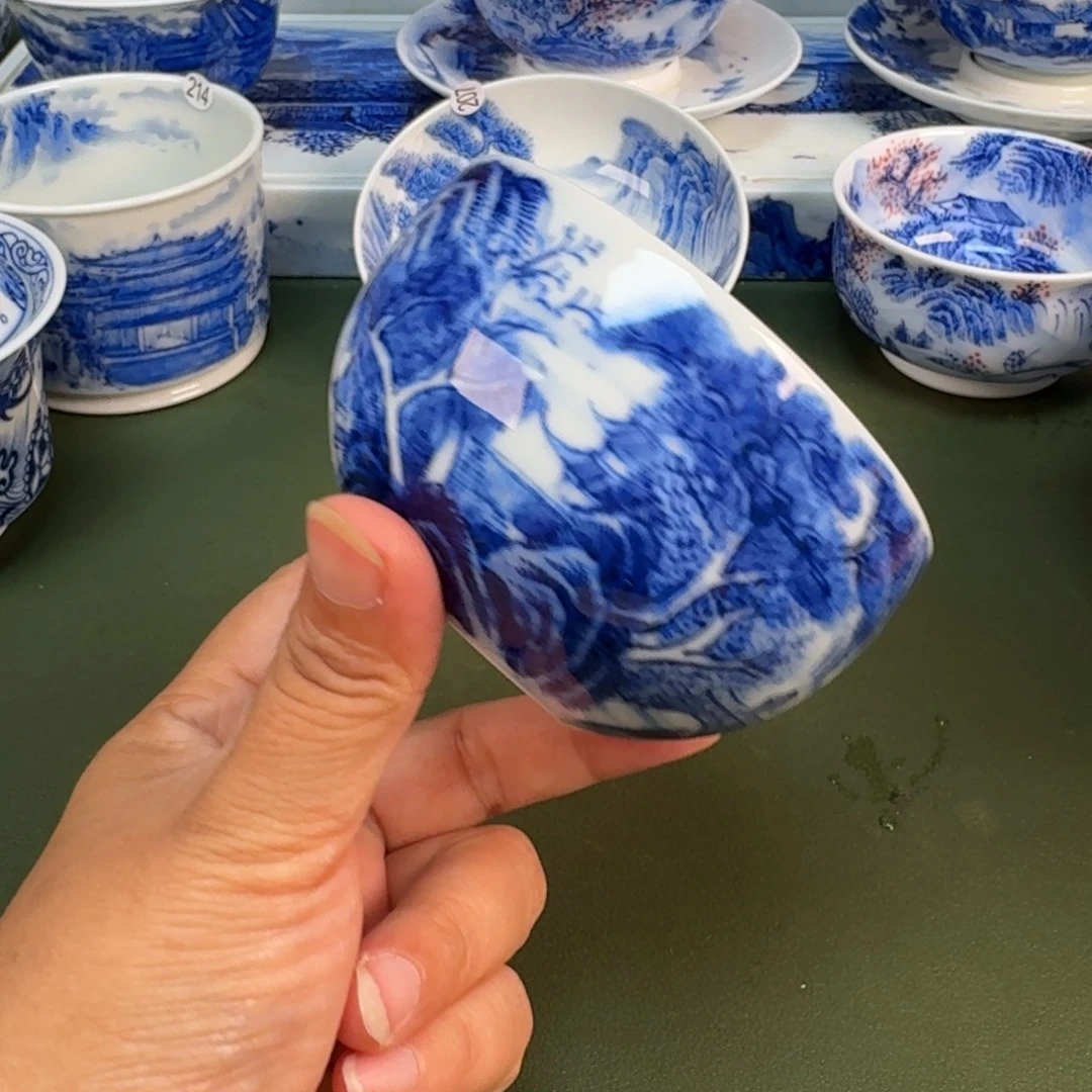 景德镇纯手绘茶具圆圆217