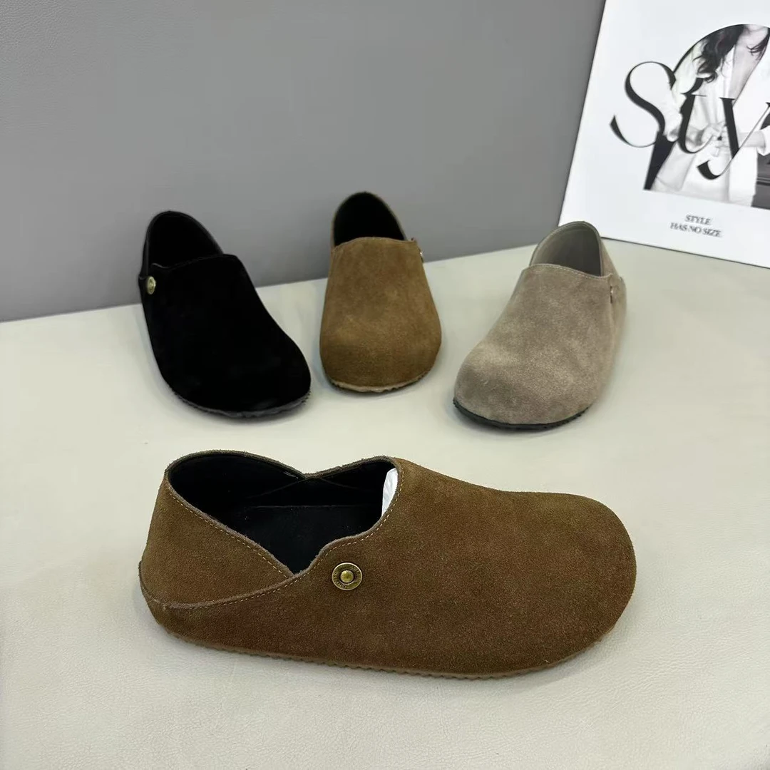 【标准码】早春新款皮面休闲舒适一脚蹬百搭轻便男款潮鞋