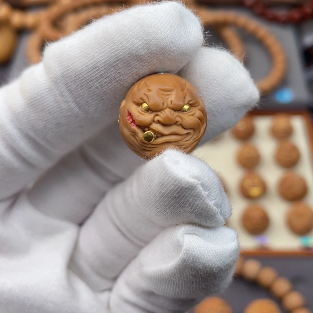 猴头核桃吊坠满工烟鬼王