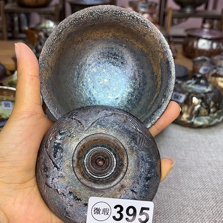 裸柴烧陶瓷手工茶器
