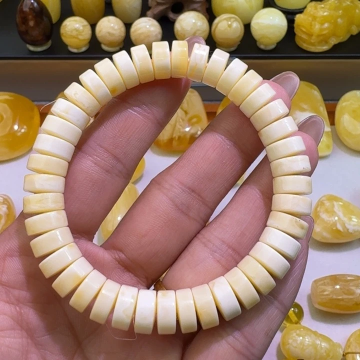 琥珀未镶嵌裸石10mm   假一罚十