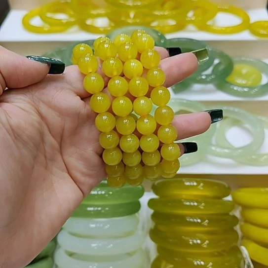 岫玉未镶嵌手串微瑕多样性发货拍一发一