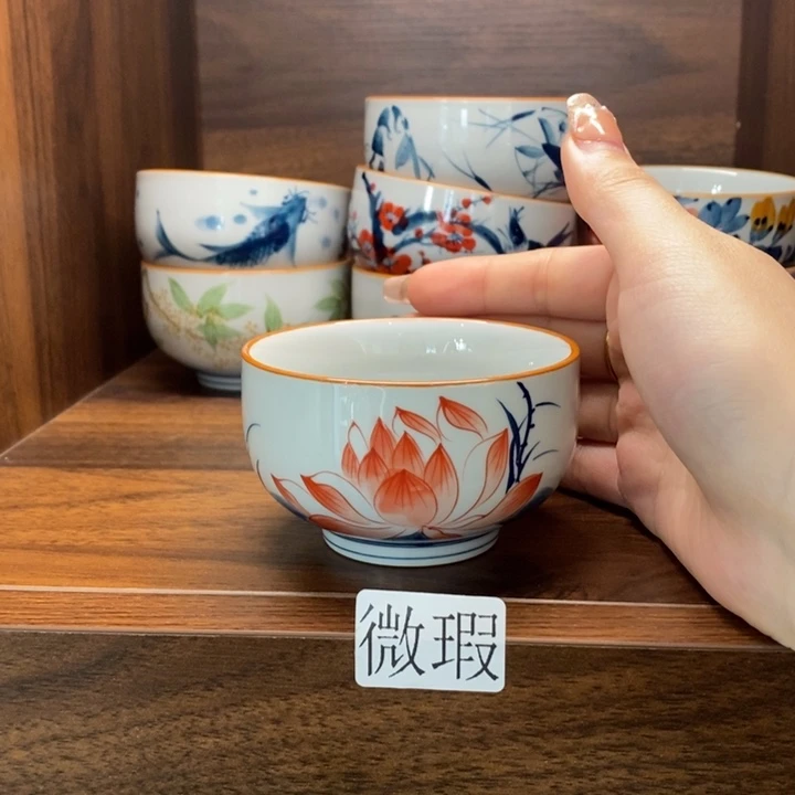 釉下老陶泥手工绘制