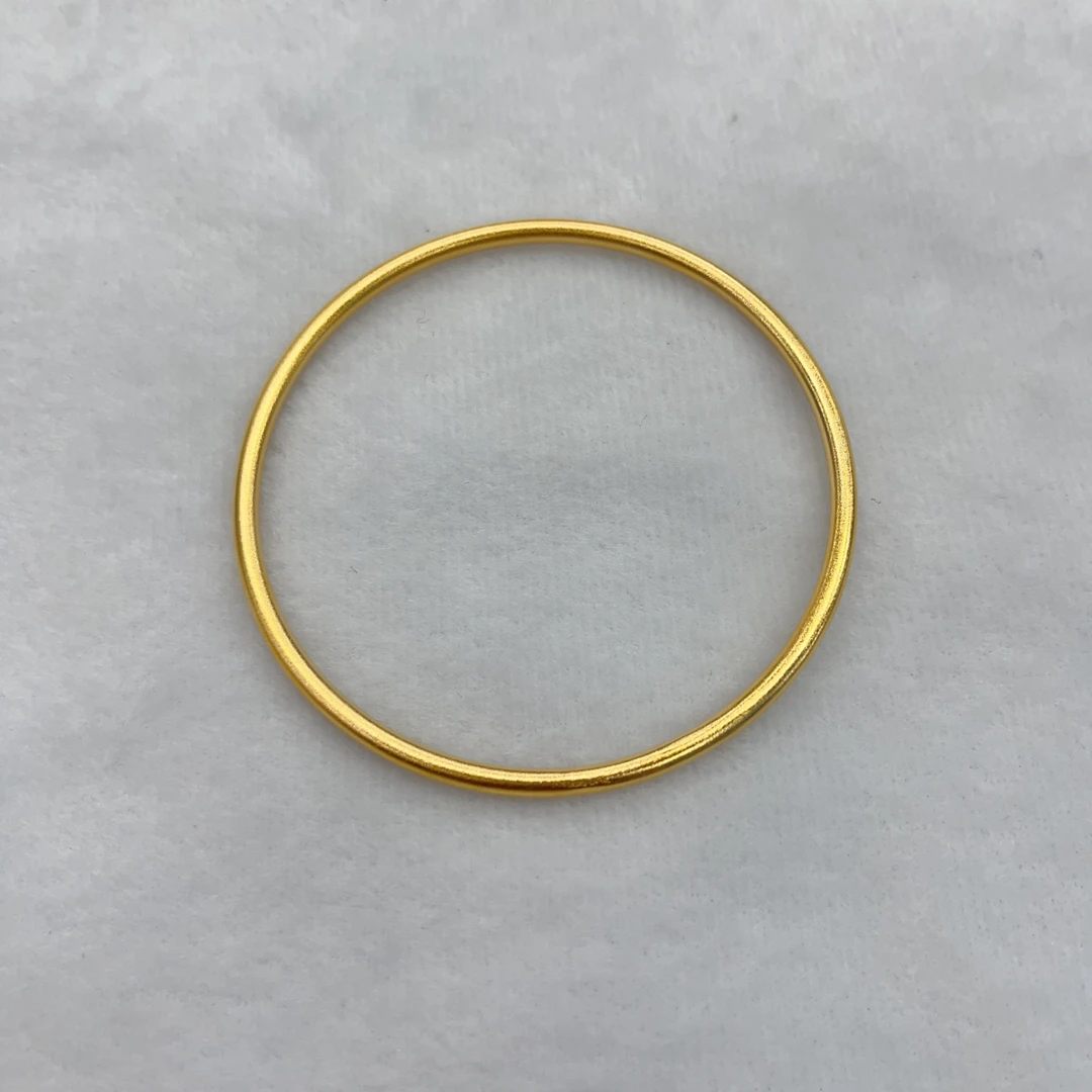 合金手镯 古法金约2mm+仿金手镯实心保色（多样性拍一发一）z