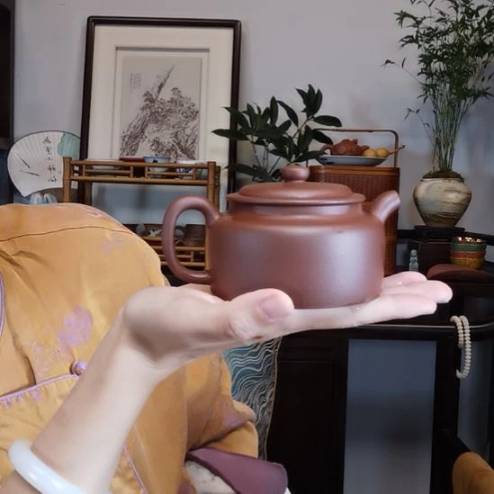 科****茶壶紫砂德中半手工
