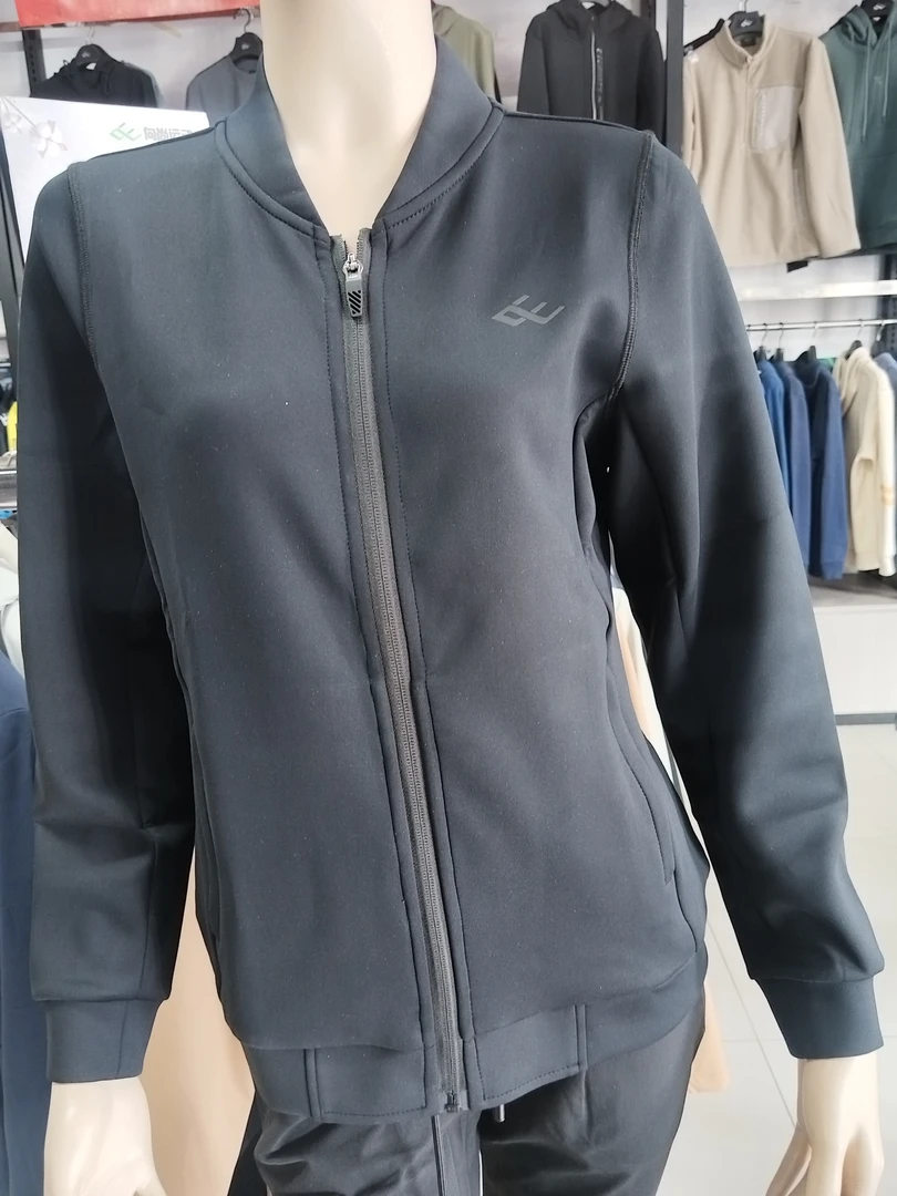 向尚运动女式针织外套款式简单黑色5681/浅粉5682