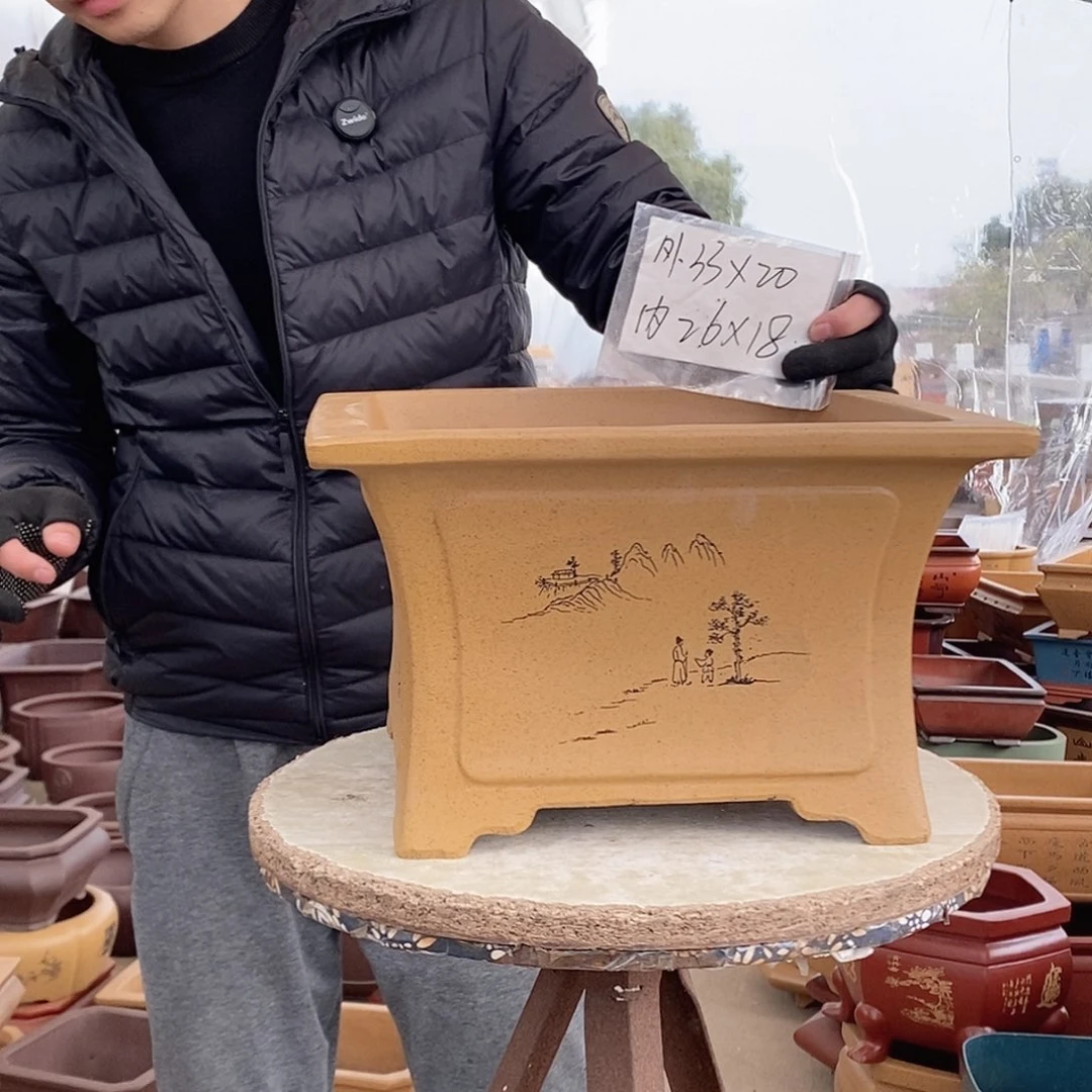 紫砂花盆紫砂花盆