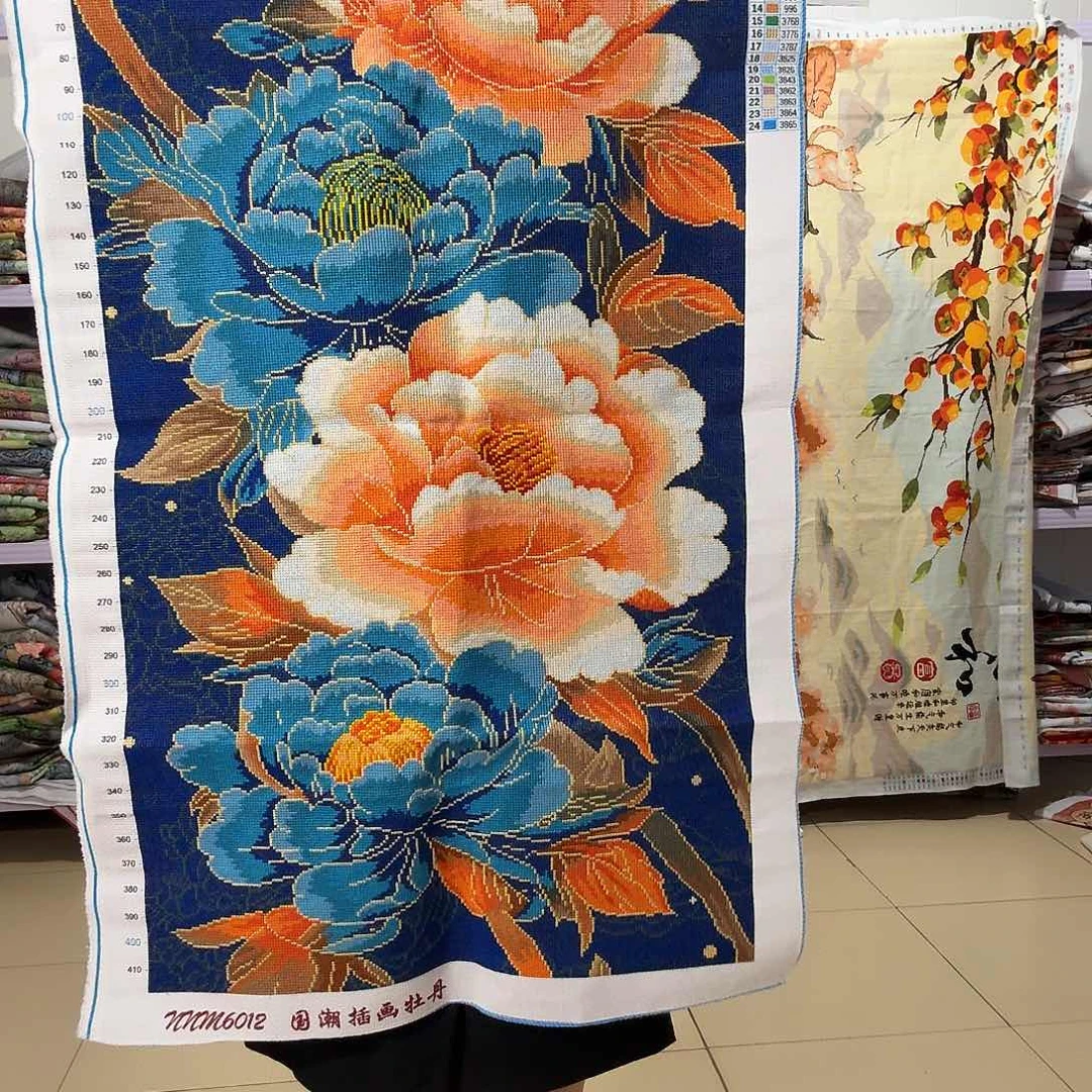 棉十字绣成品出售