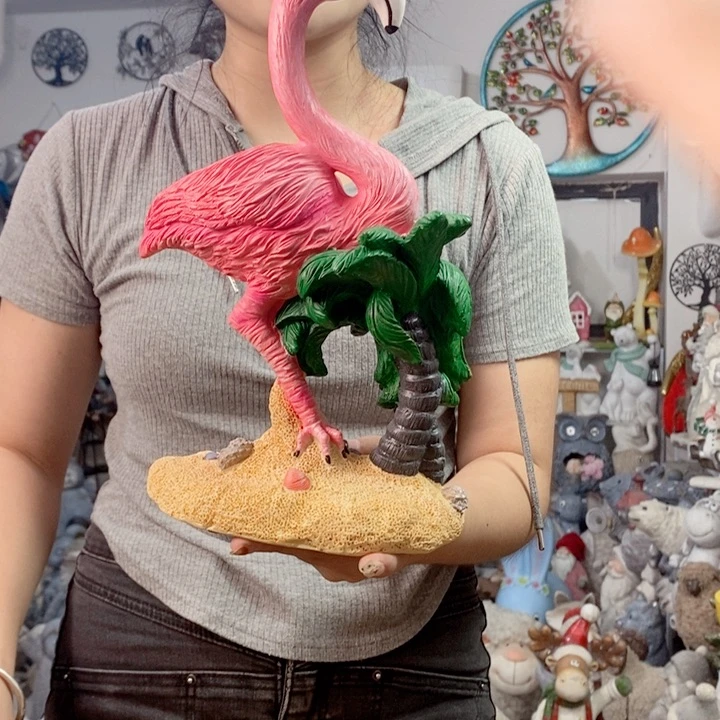 树脂火烈鸟摆件啦啦啦