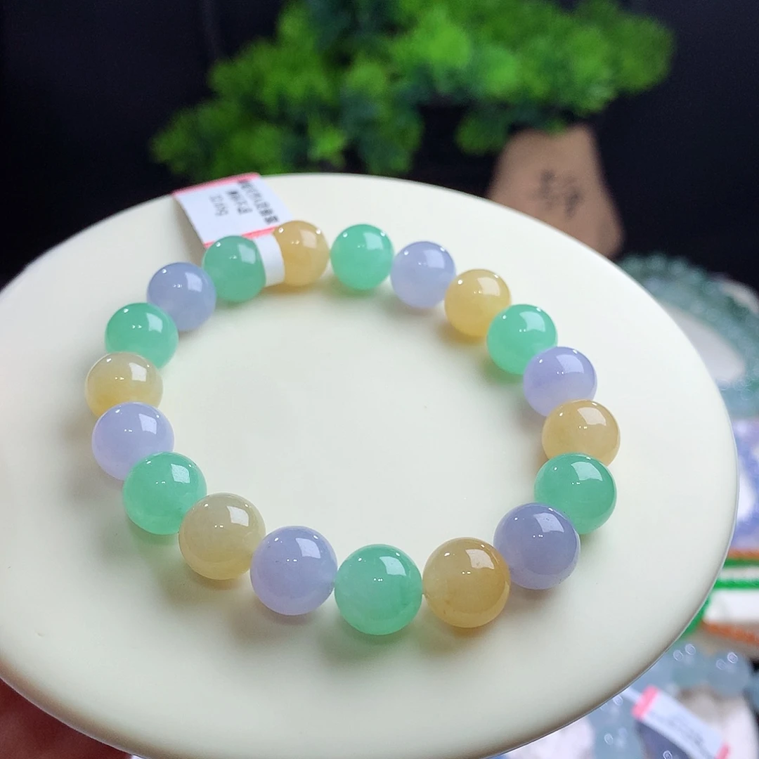 未镶嵌手串翡翠卡10mm