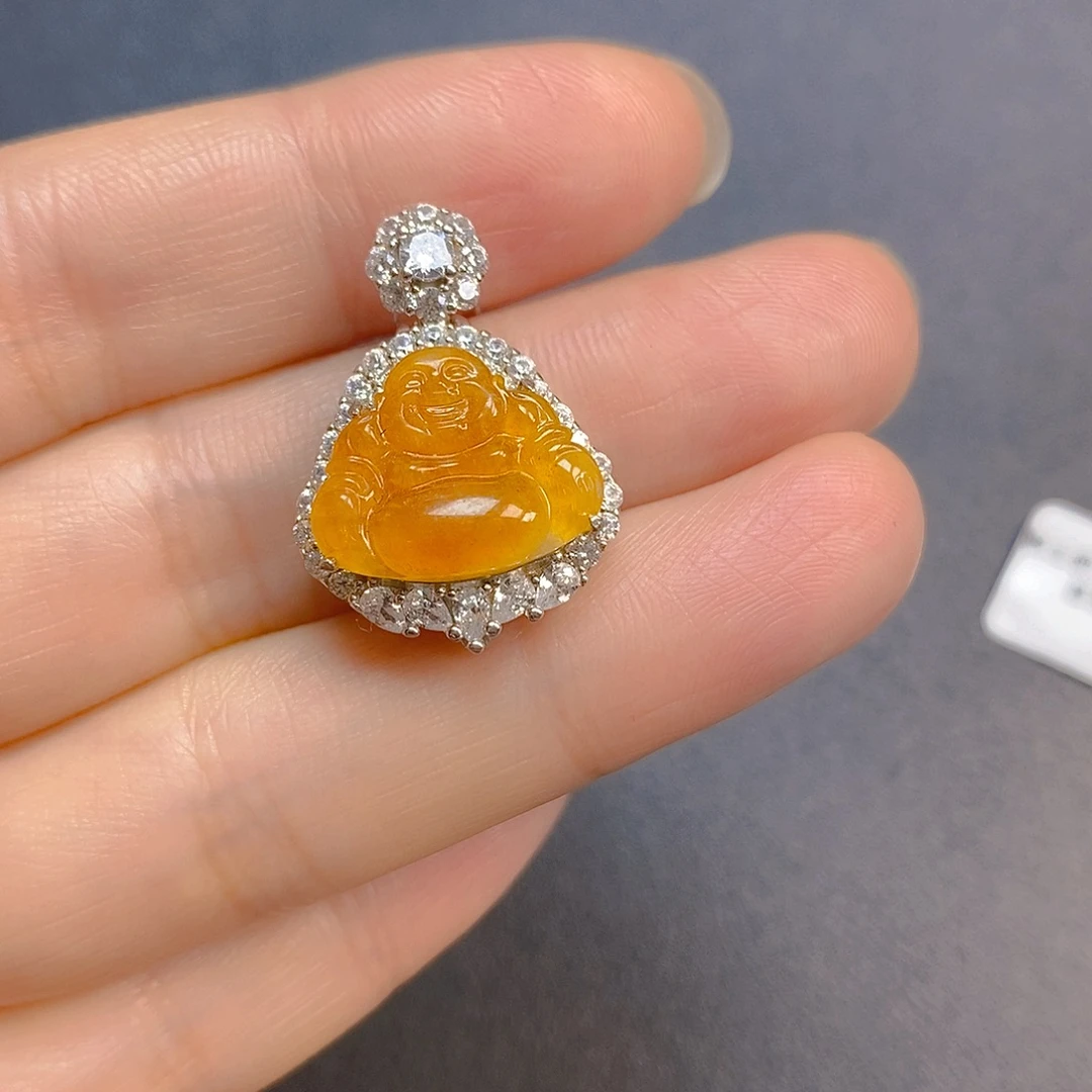 ****翡翠银S925镶嵌颈饰