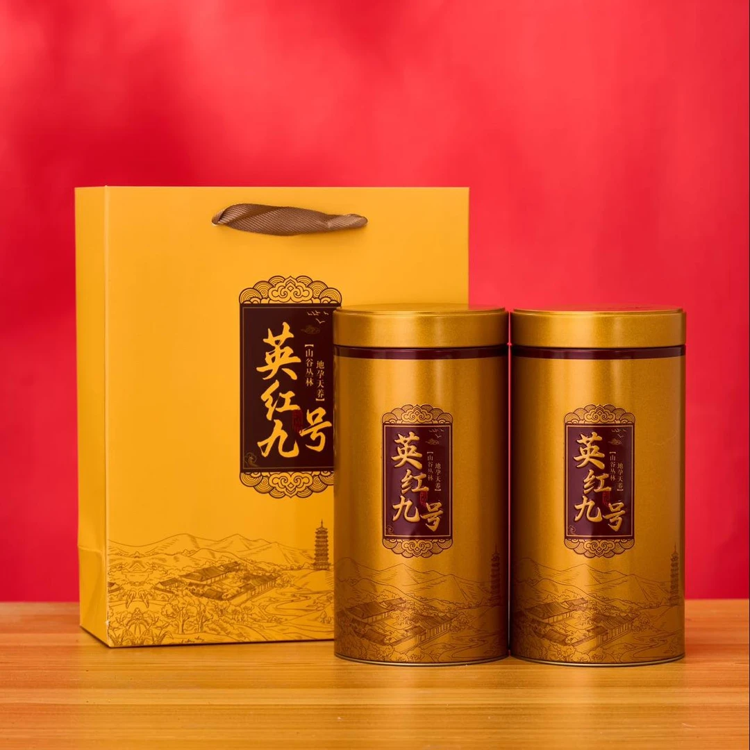 【次日达】广东正宗英德红茶 英红九号 拍一发二 100g*2罐