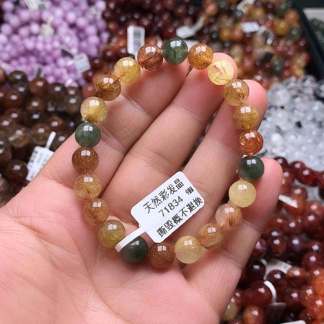 水晶未镶嵌手链，，