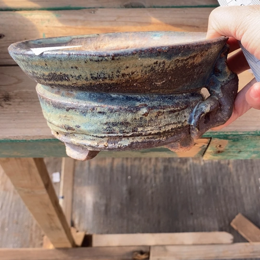 1号多肉盆口径16老青铜