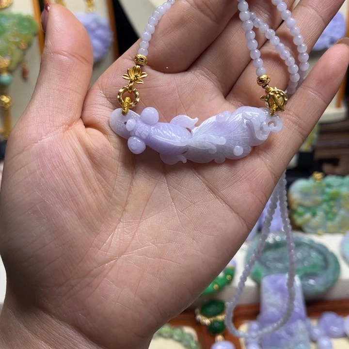 翡翠未镶嵌颈饰天然翡翠