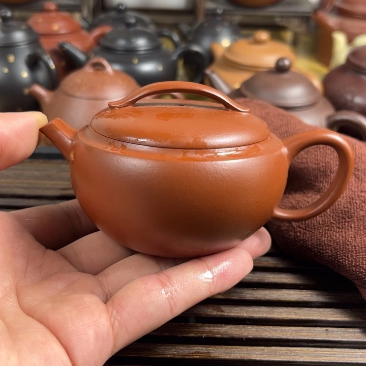紫砂茶壶原矿紫砂半手工制作